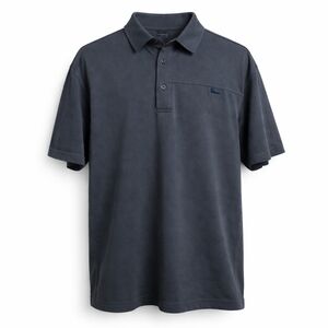 Arc'teryx Men Dark Gray Polo Shirt Short Sleeve Relaxed Fit Size L